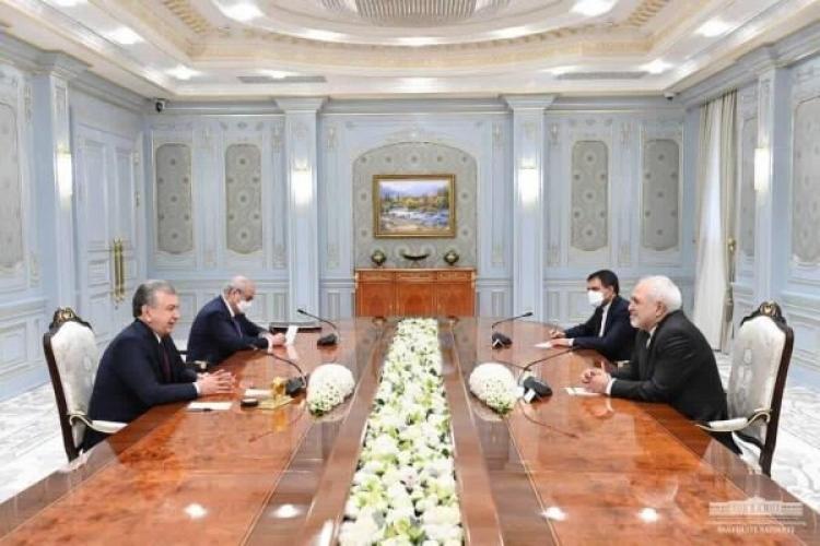 2021_04_06_Vanshniyat_Ministar_na_Iran_Zarif_se_sreshta_s_prezidenta_na_Uzbekistan_Mirziyoyev.jpg