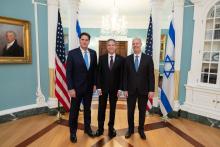 2023_06_20_From left to right - Strategic Affairs Minister Ron Dermer, US Secretary of State Antony Blinken and National Security Council chairman Tzachi Hanegbi at the State Department in Washington on March 7, 2023..jpeg