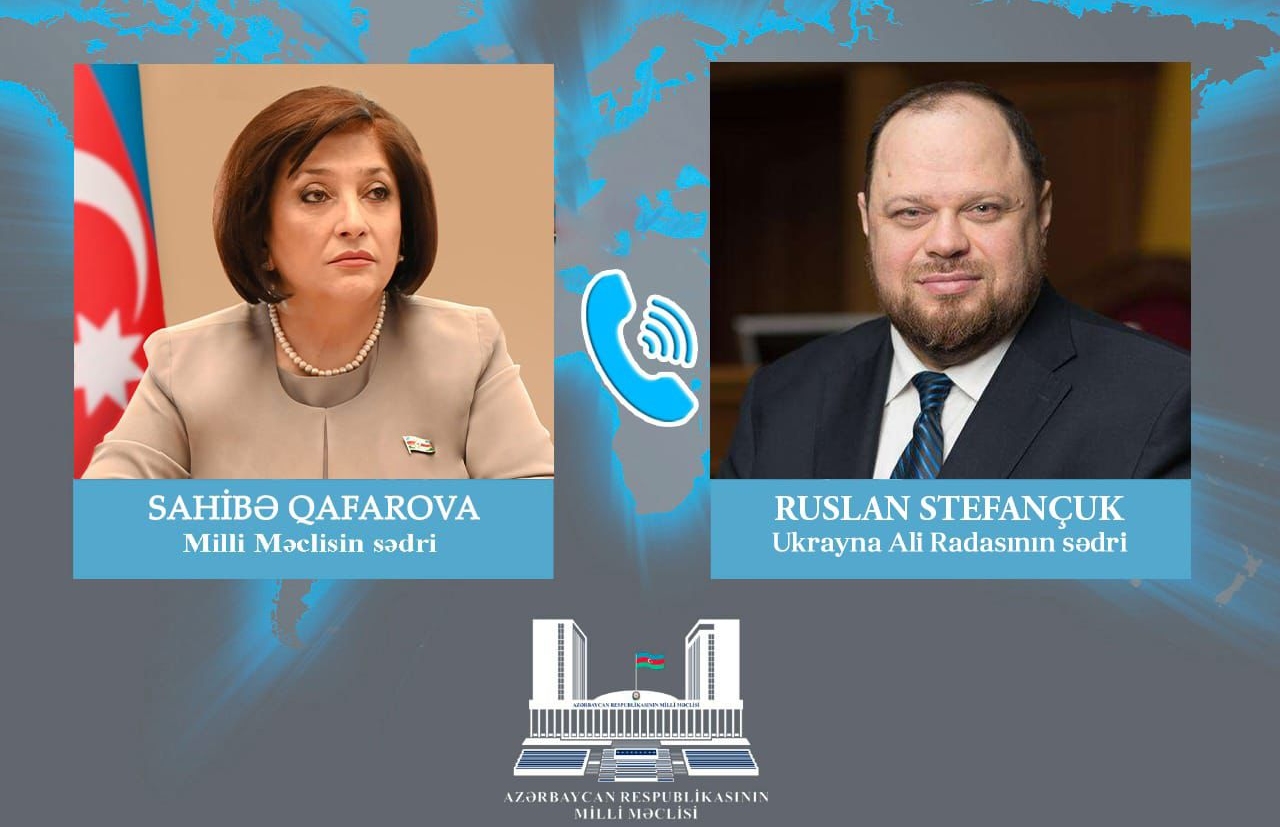 Azerbaijani, Ukrainian Parliament Speakers hold phone conversation