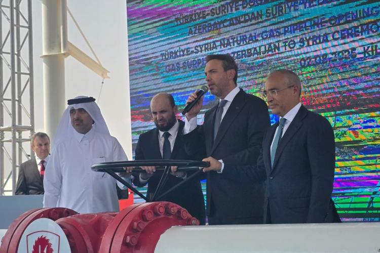 Azerbaijani gas exports to Syria begin
