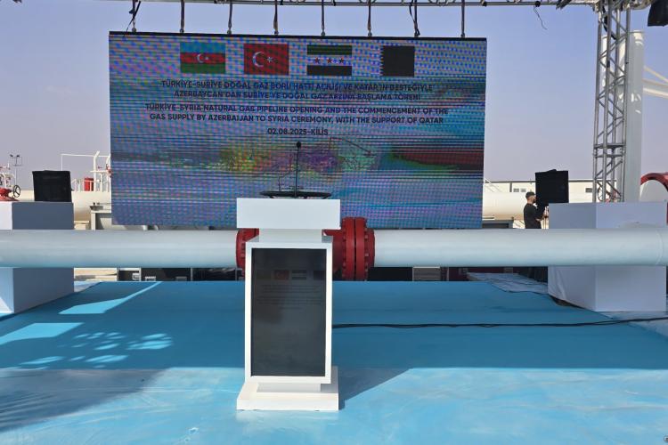 Azerbaijani gas exports to Syria begin