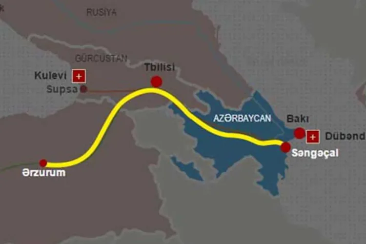 За девет месеца по тръбопровода „Баку-Тбилиси-Ерзурум“ са транспортирани близо 17 милиарда кубически метра природен газ